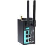 Moxa OnCell-G3470A-LTE-EU Industrial Lte Cat. 3 Cellular Gateway, B1/B3/B7/B8/B20, 4 10/100/1000Baset(X) Rj45 Ports, -30 To 55C Operating Temperature